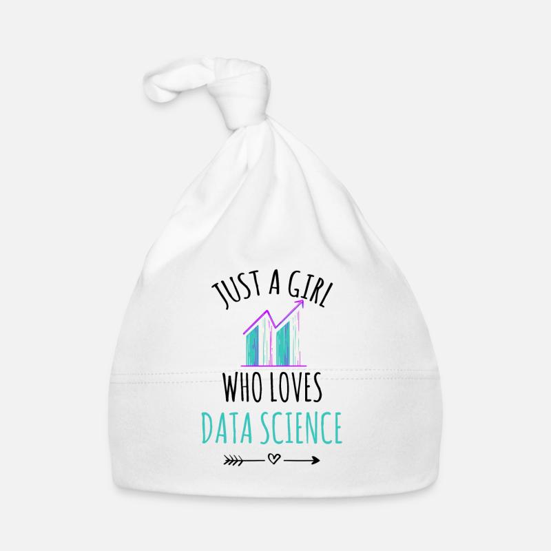 Just A Girl Who Loves Data Science | Data Science Baby Bio-Mütze