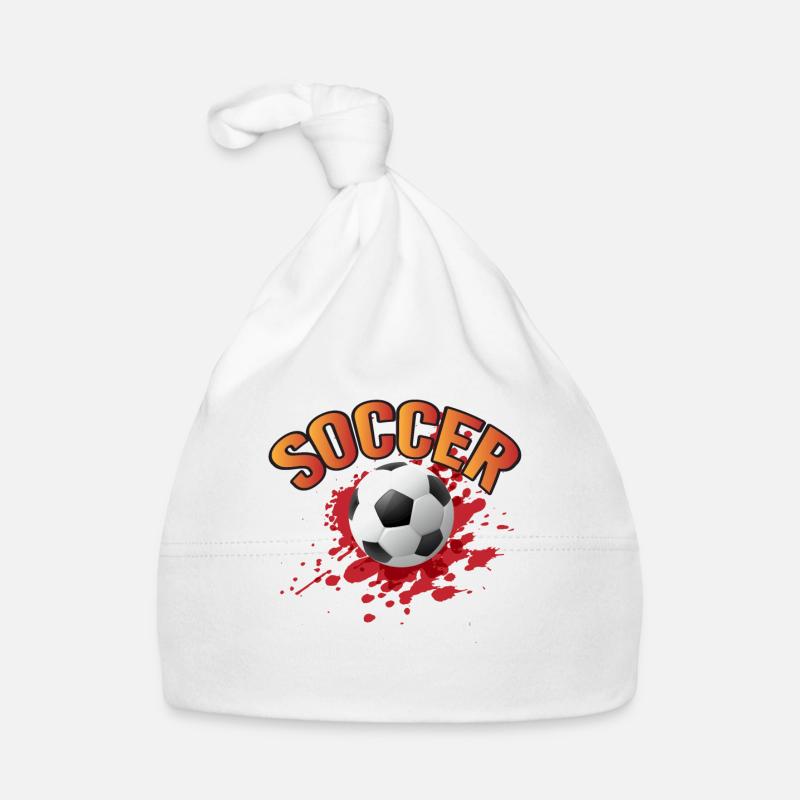 Fußball Bunt Baby Bio-Mütze