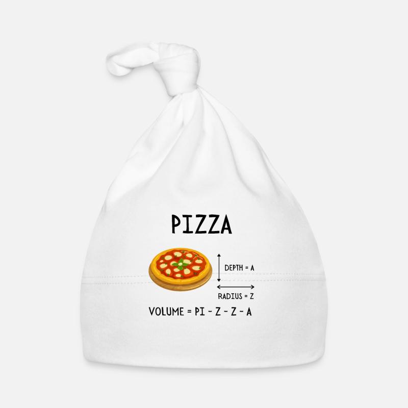 Pizza Mathe Pi Student Ingenieur Professor Baby Bio-Mütze