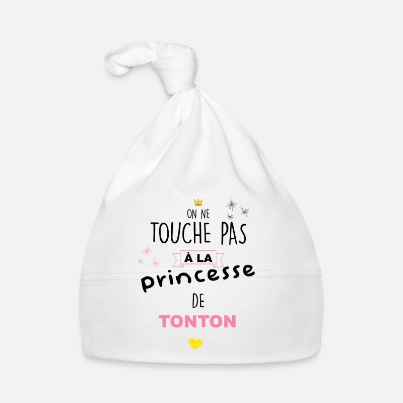 Bébé Princesse de tonton Bonnet bio Bébé