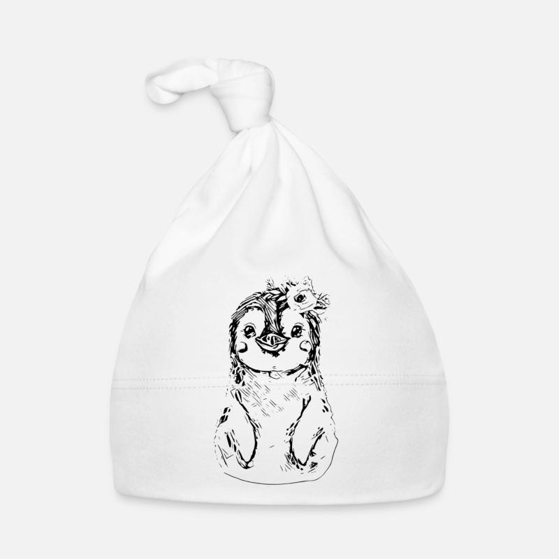 Pinguin Baby Bio-Mütze