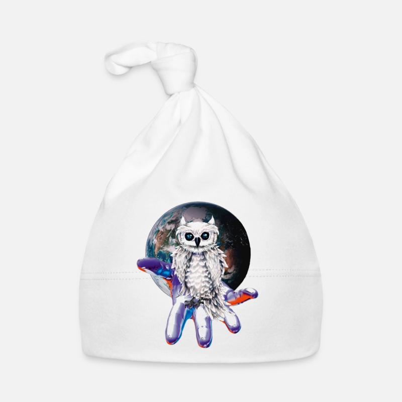 owls Organic Baby Cap