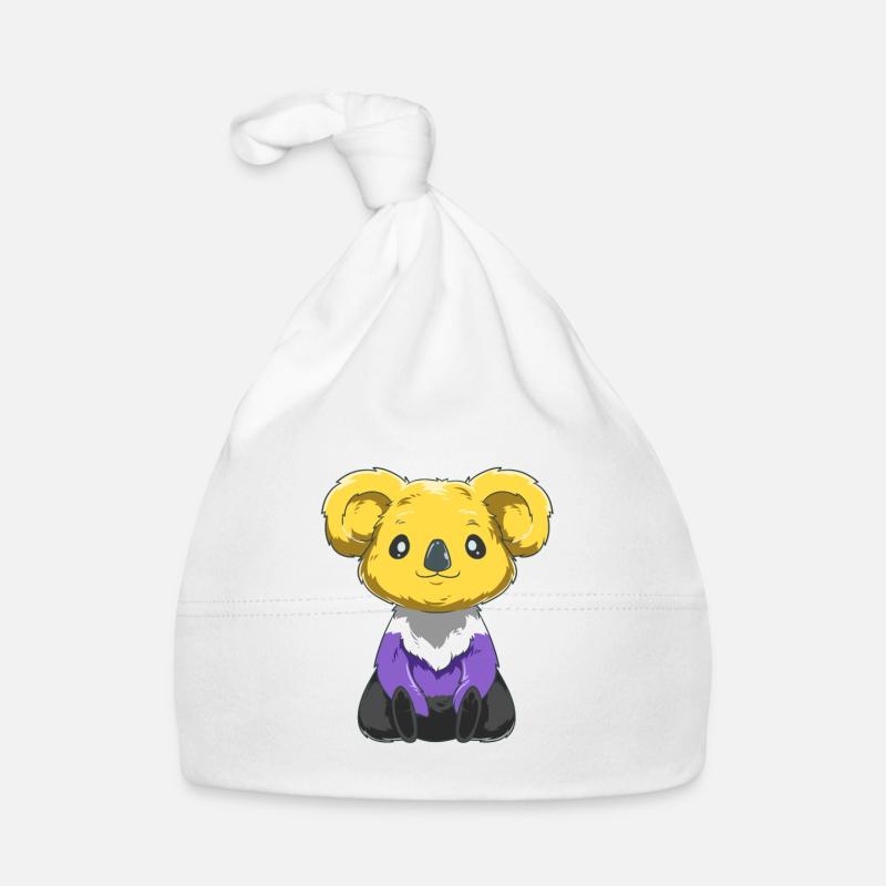 Cute Nonbinary and Genderqueer Koala Organic Baby Cap