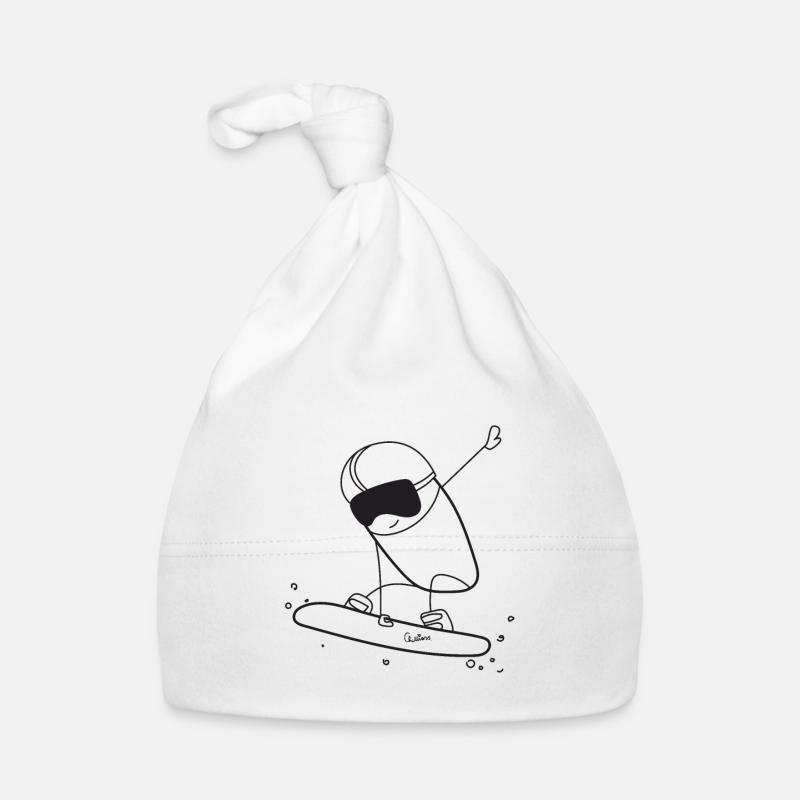 Snowboarder Chillions Bonnet bio Bébé