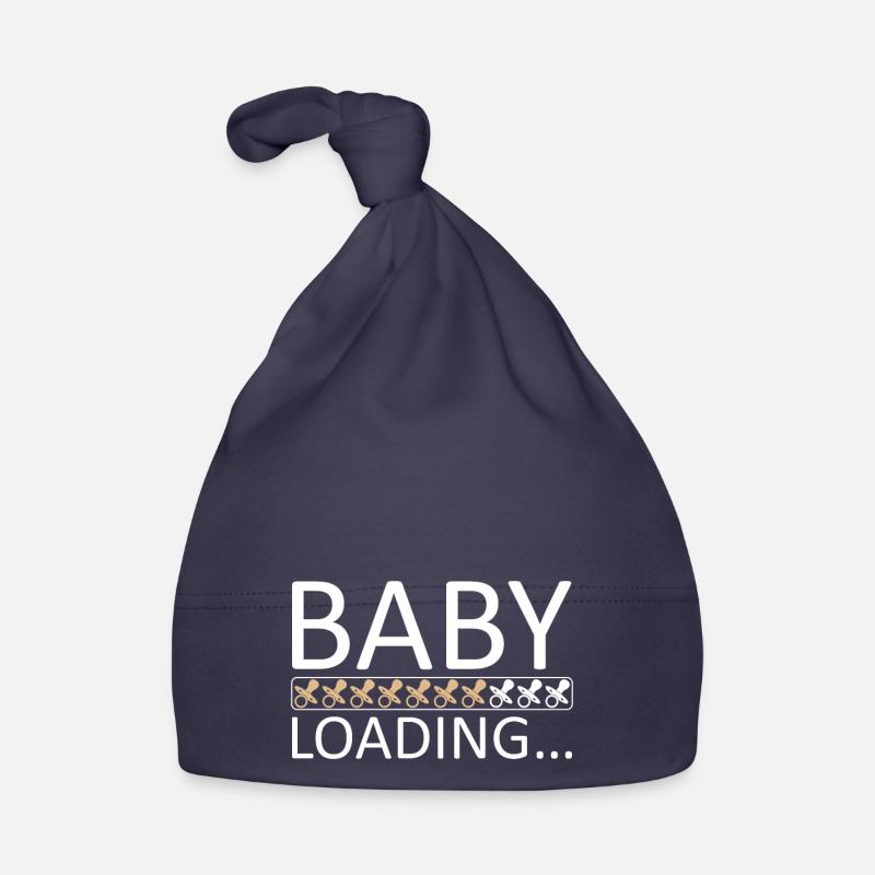 Baby loading please wait Geschenkidee Baby Bio-Mütze