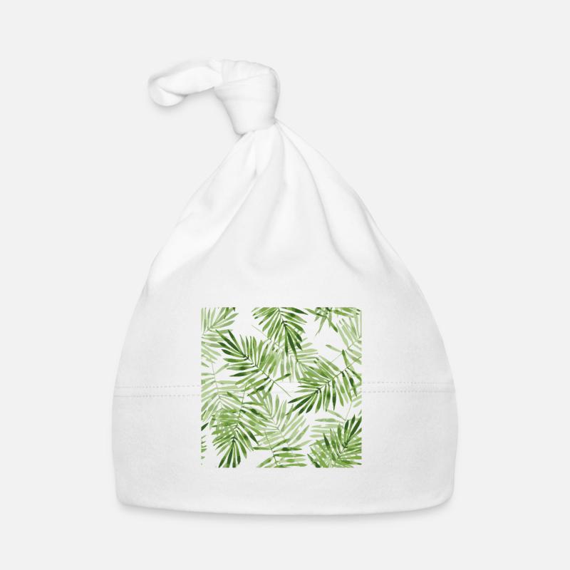 Palmetto Leaves Baby Bio-Mütze