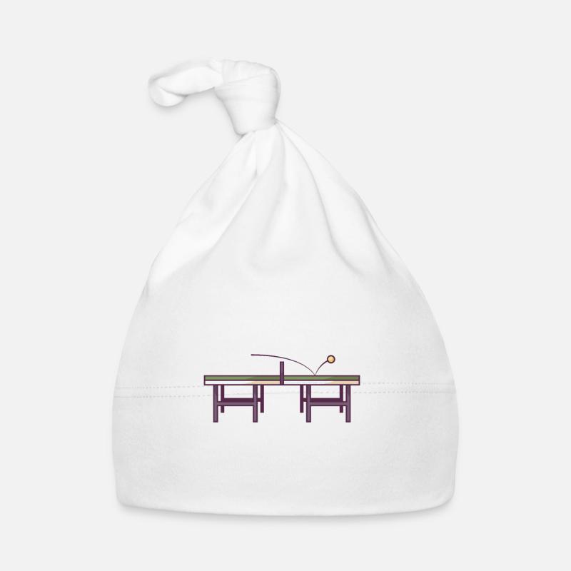 Ping Pong Table Organic Baby Cap