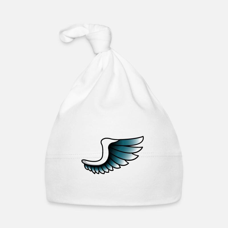 Wings Tattoo Organic Baby Cap