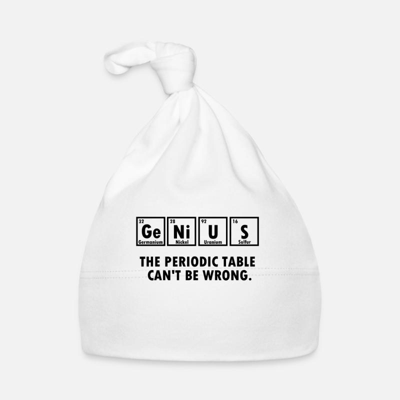 Chemist gift chemistry science nerd genius genius Organic Baby Cap