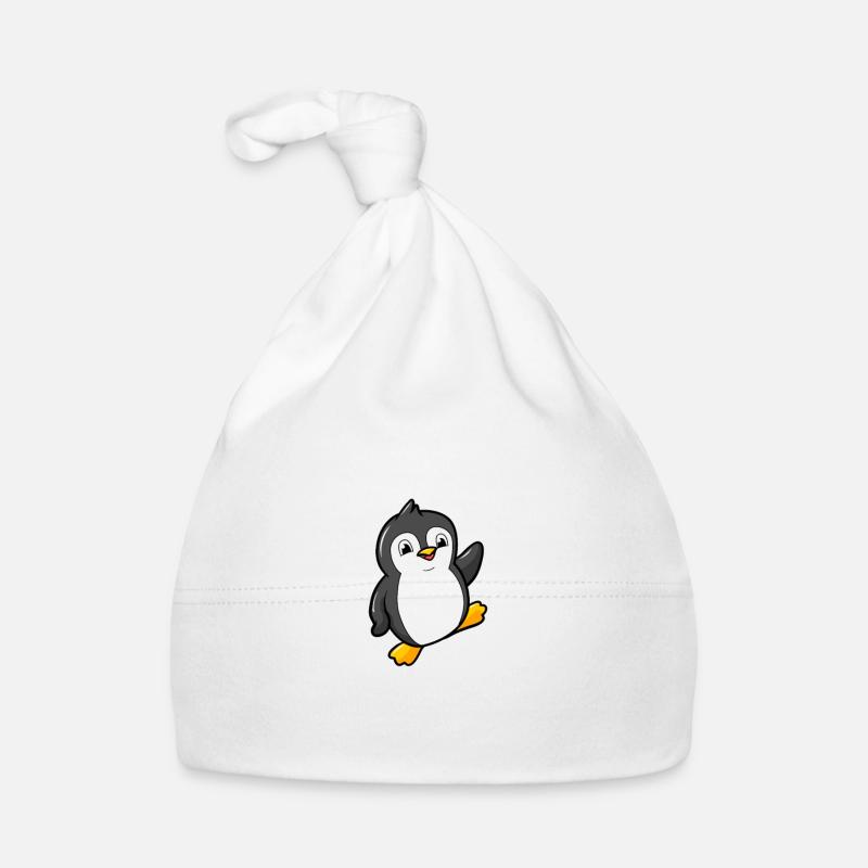 Ich bin nicht klein Ich bin Pinguin Größe Netter Pinguin Liebhaber Baby Bio-Mütze
