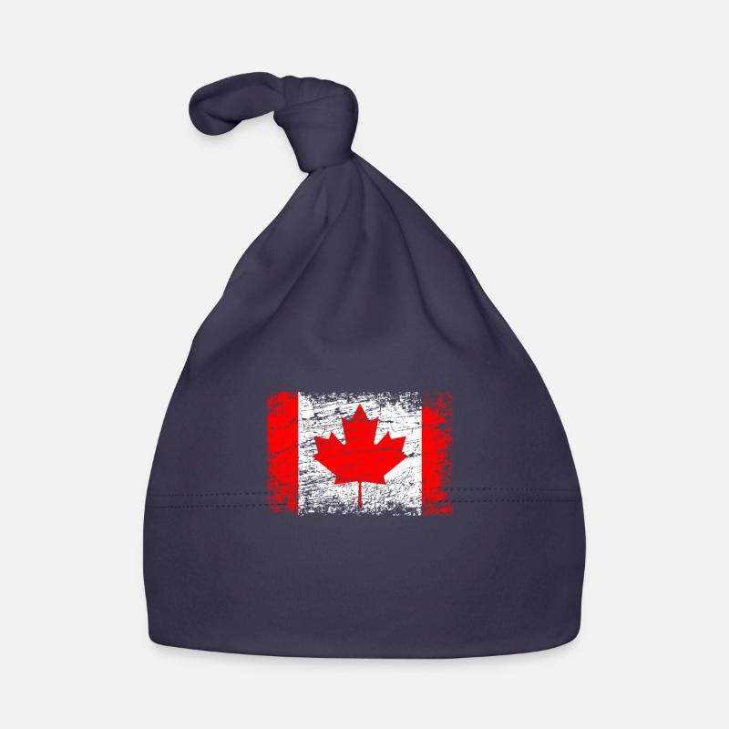 Drapeau du Canada drapeau canadien Bonnet bio Bébé