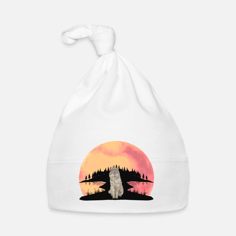 Wolf Wolves Wildlife Wilderness Fantasy Forest Animals Organic Baby Cap