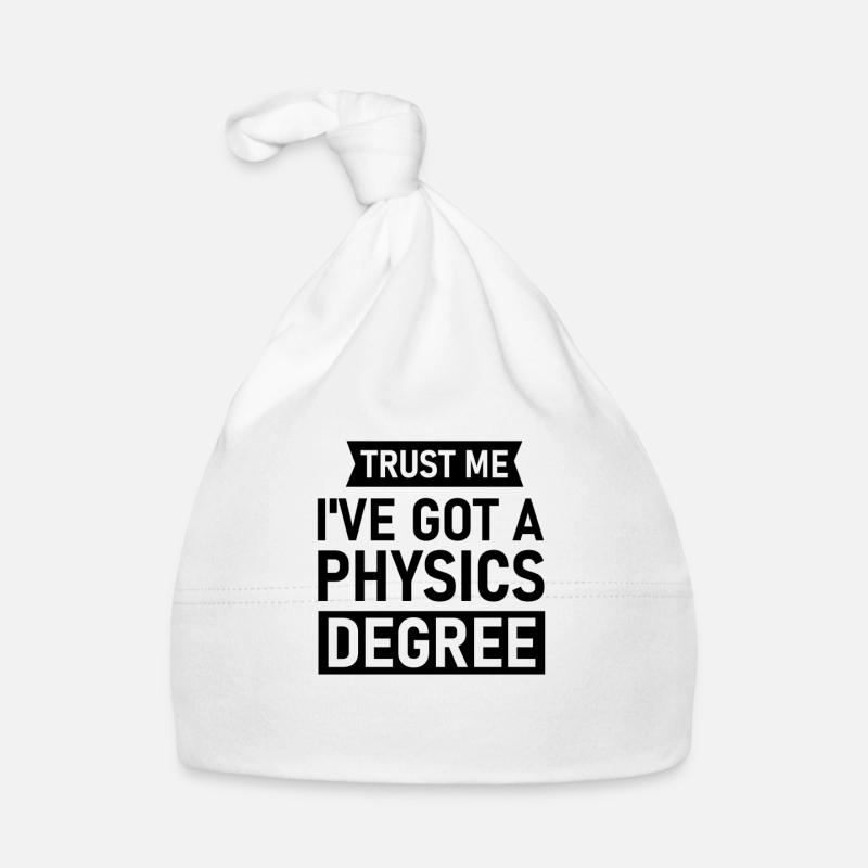Physicien cadeau de physique Bachelor Master PhD nerd Bonnet bio Bébé