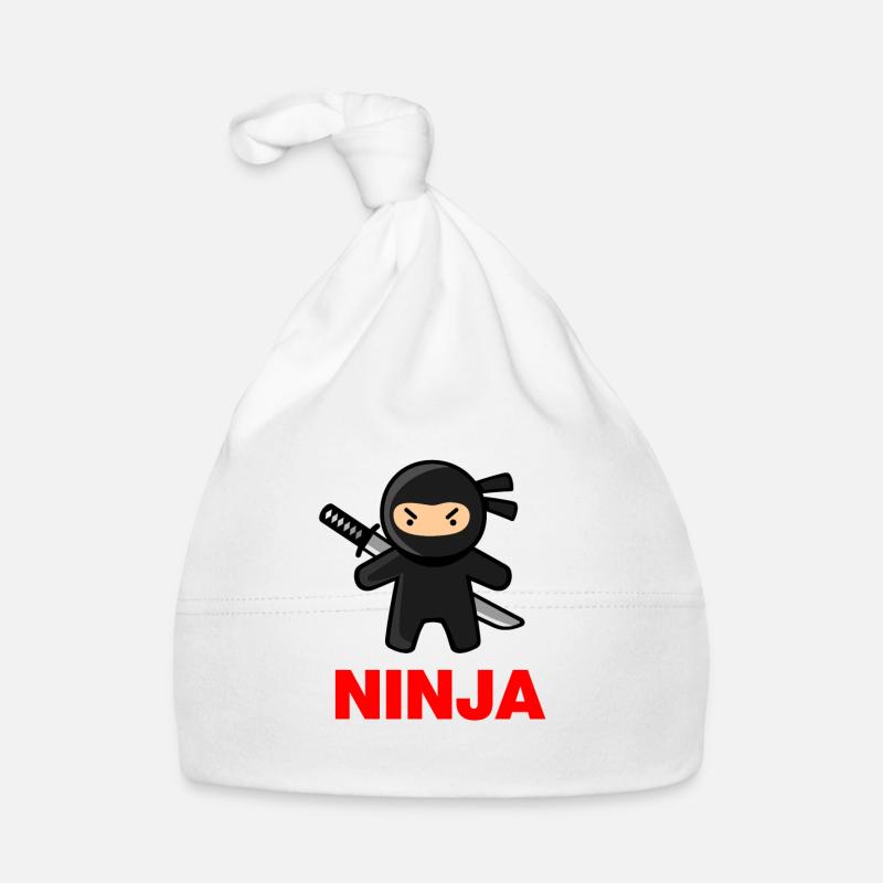 Cute Ninja Organic Baby Cap