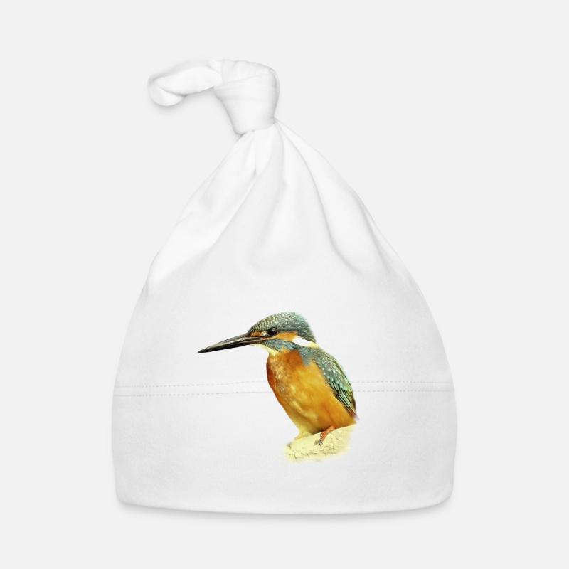 Cadeau d'illustration de conception de Kingfisher Bonnet bio Bébé