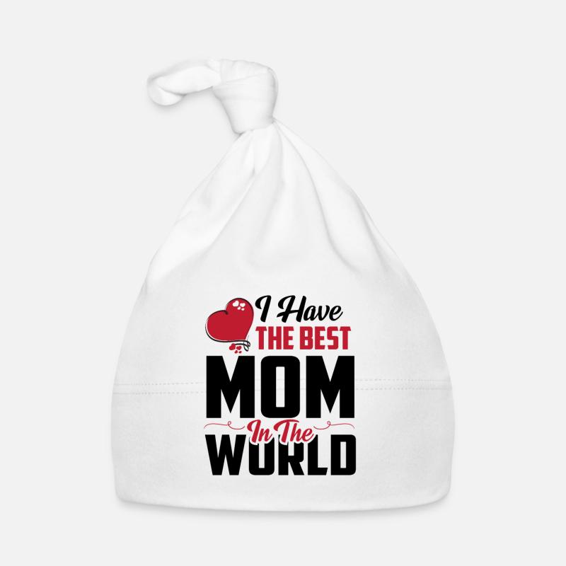 Meilleure maman du monde Bonnet bio Bébé