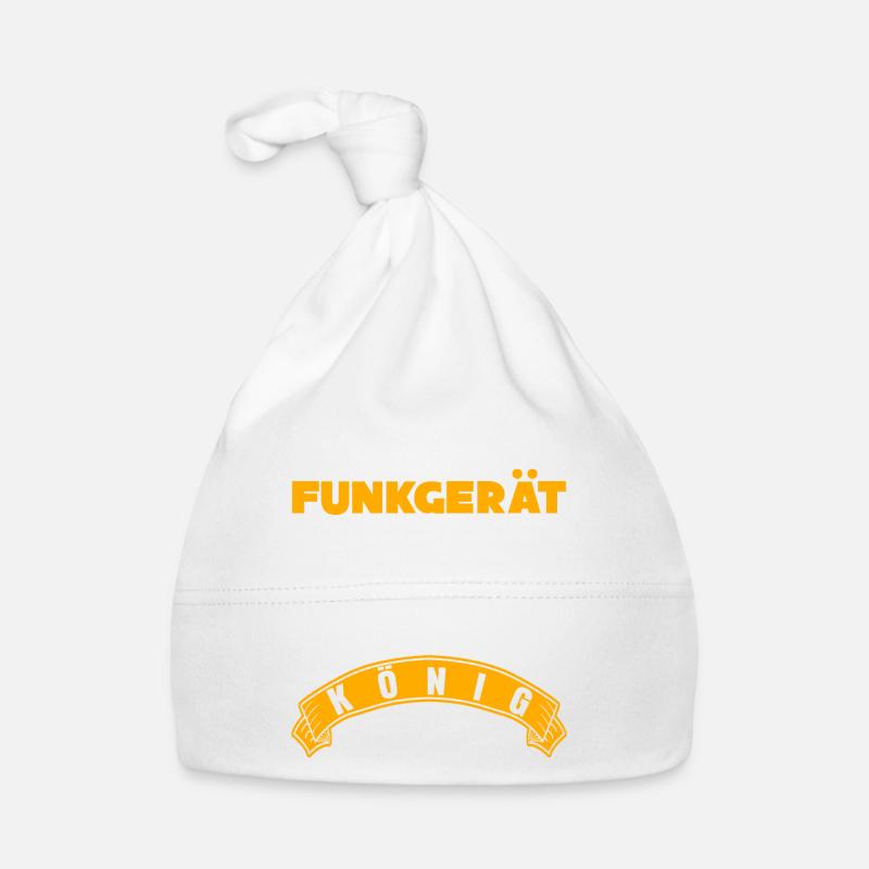 Amateurfunk Amateurfunker Spruch Witz Baby Bio-Mütze