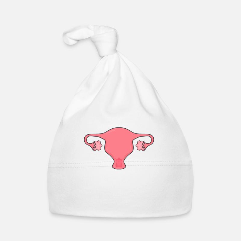 Gebärmutter Uterus Feminismus Feministin Baby Bio-Mütze