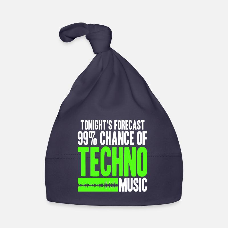 Live techno tonight Organic Baby Cap