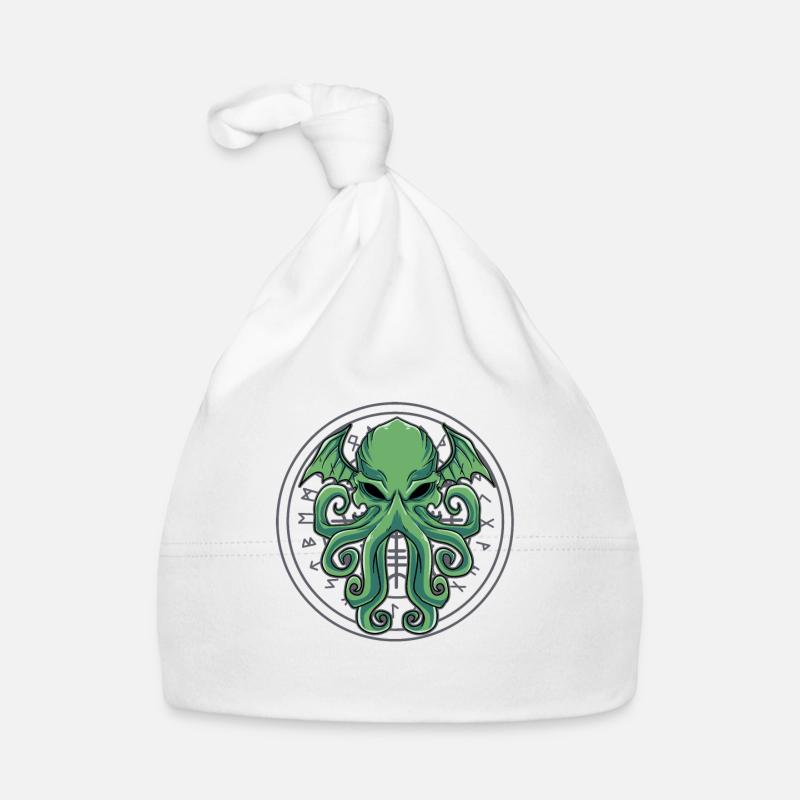 Cthulhu Myth AgeArt Style Gift Organic Baby Cap