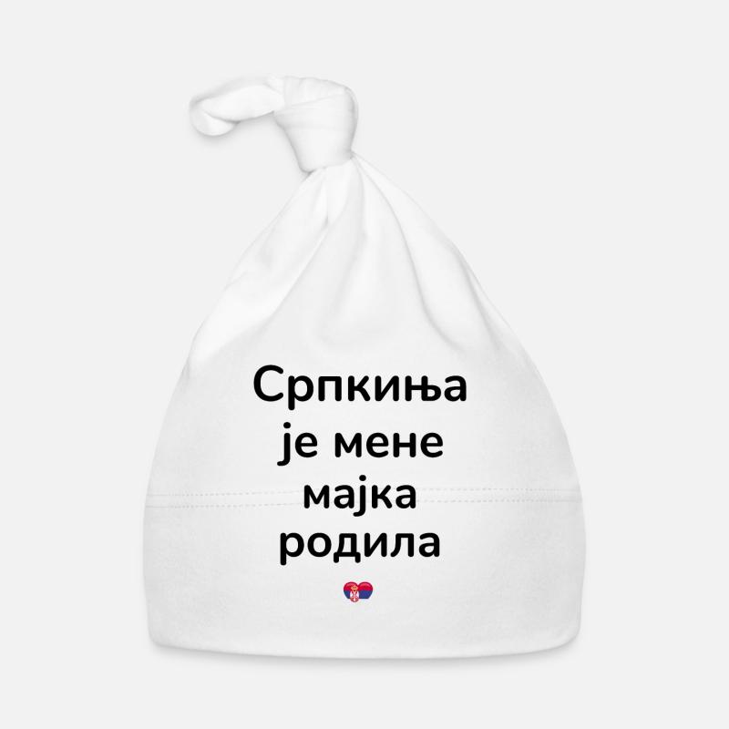 Srbija Serbien Stolzer Serbe | Serbische Mutter Baby Bio-Mütze