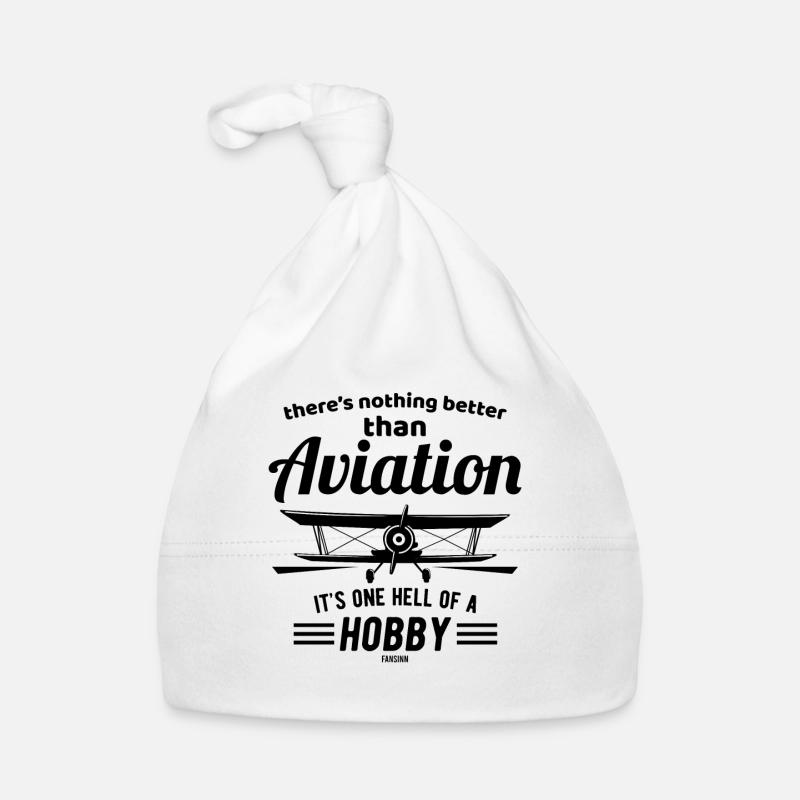 Piloten Spruch Baby Bio-Mütze