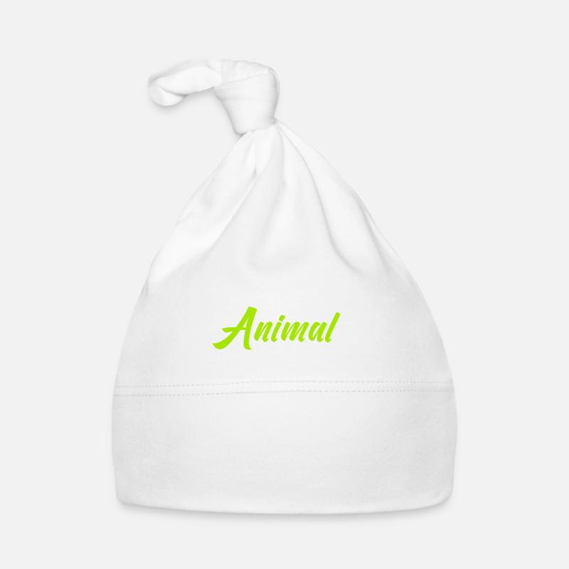 Droits des animaux - Bonnet bio Bébé - blanc