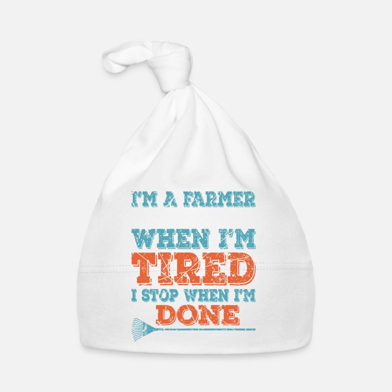 Farmer and agriculture profession Organic Baby Cap