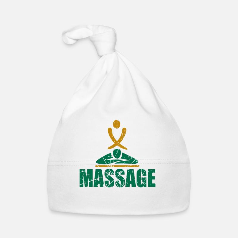 Massagetherapeut Massagetherapie Arbeit Baby Bio-Mütze