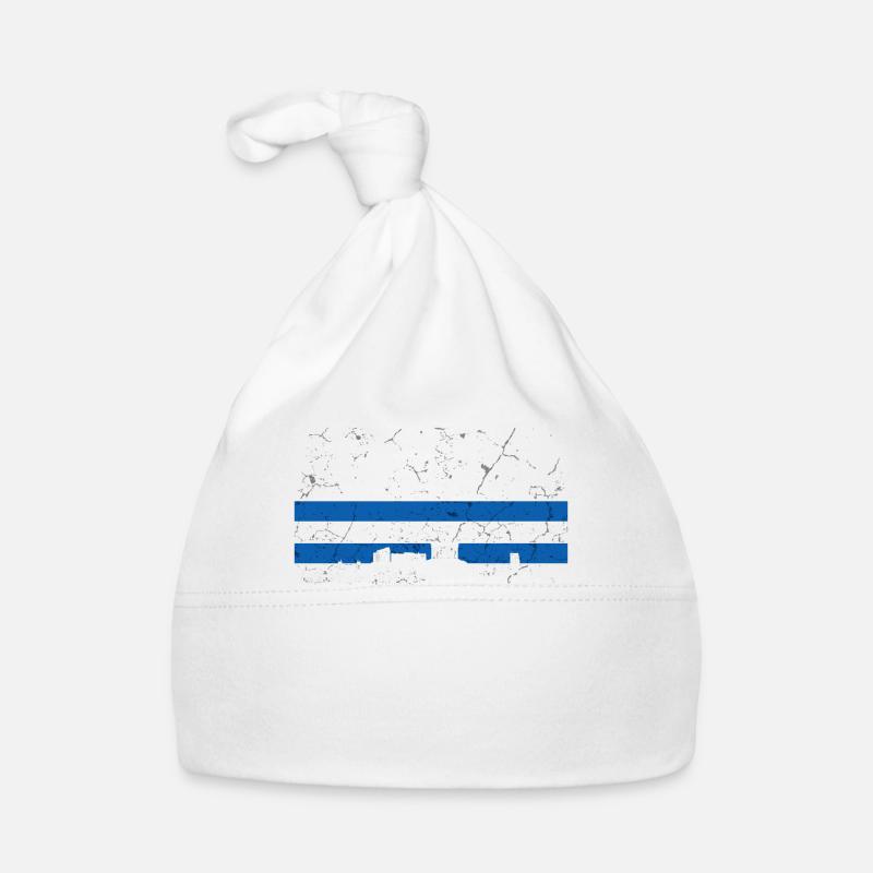 Athens Greece Skyline Organic Baby Cap