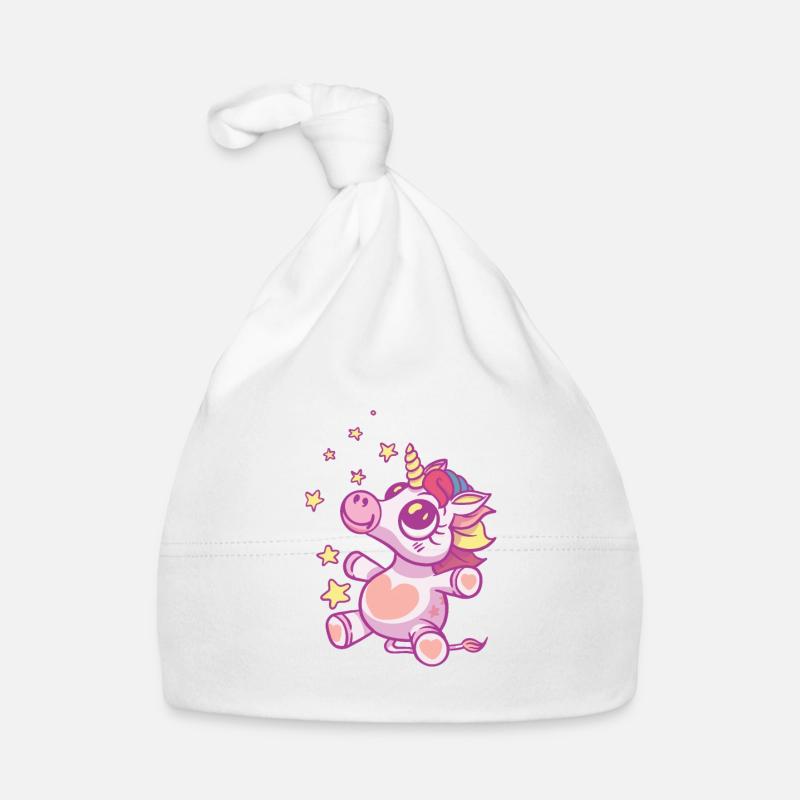 Bébé Licorne - Bébé Unicorn Bonnet bio Bébé