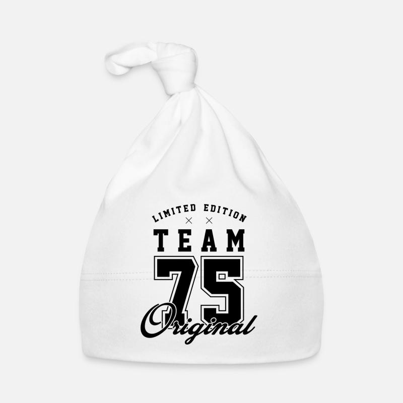 75 ans - 75e anniversaire drôle de cadeau Bonnet bio Bébé