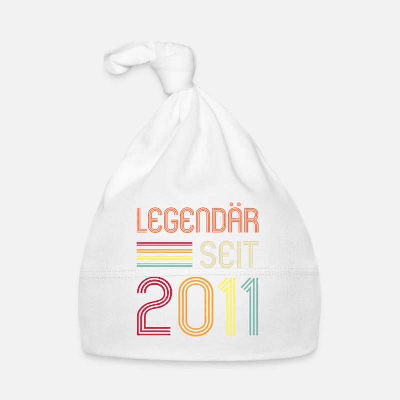 11ter Geburtstag Legendär Seit 2011 Geschenk Baby Bio-Mütze