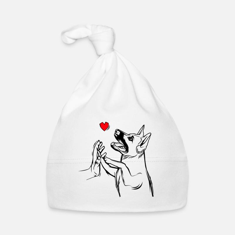 cane pastore tedesco Cappellino ecologico per neonato