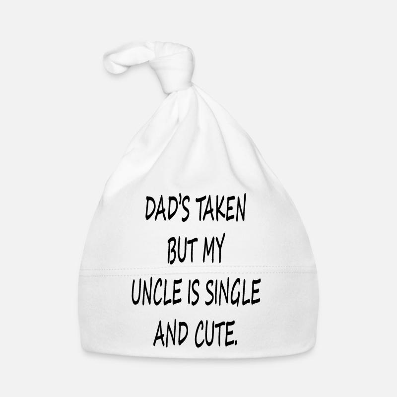 idées cadeau oncle drôle-oncle citation-oncle unique Bonnet bio Bébé