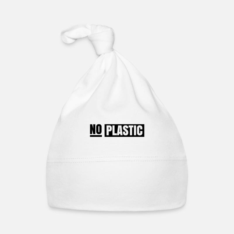 Pas de déchets plastiques de pollution de la mer en plastique Bonnet bio Bébé