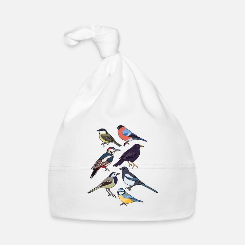 Gartenvögel Vögel Baby Bio-Mütze