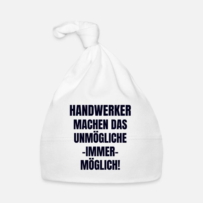 Handwerker Baby Bio-Mütze