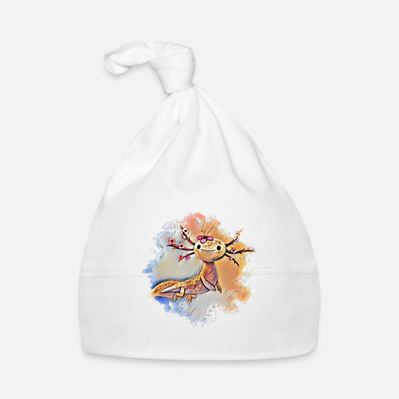 Axolotl Baby Bio-Mütze