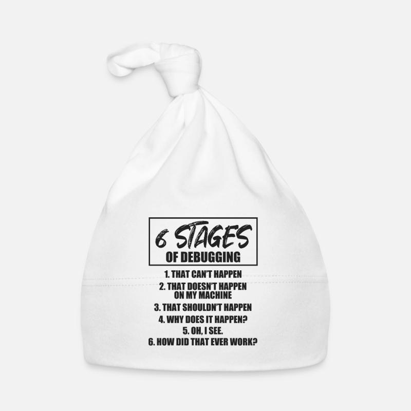 6 phases de débogage Bonnet bio Bébé