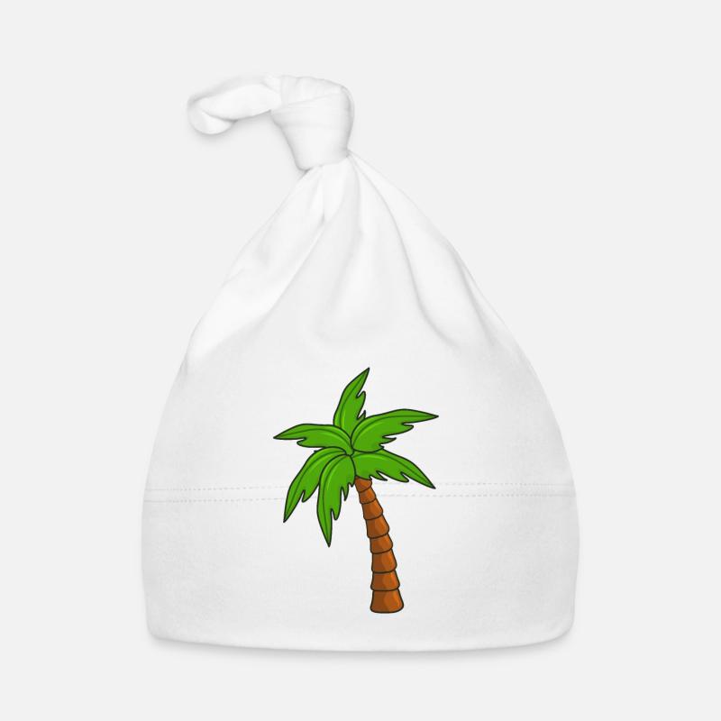 palm tree Organic Baby Cap