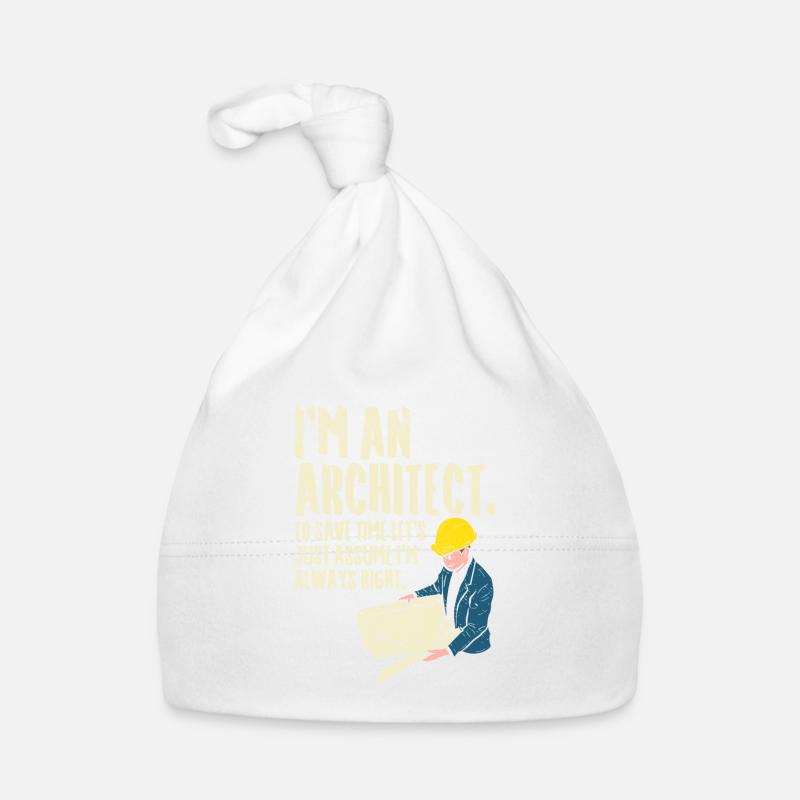 Architecte architecture cadeau Bonnet bio Bébé