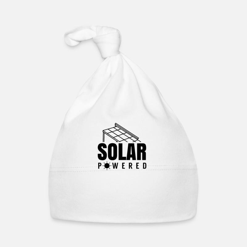Solar powered sun solar power solar energy Organic Baby Cap