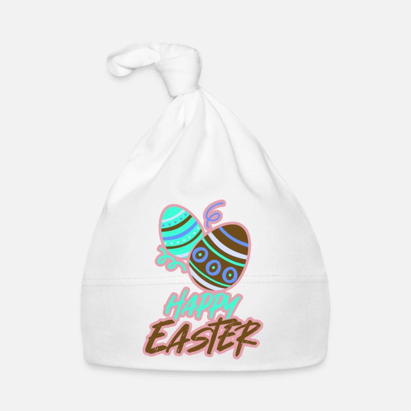 Easter Easter Happy Easter Easter Eggs Organic Baby Cap