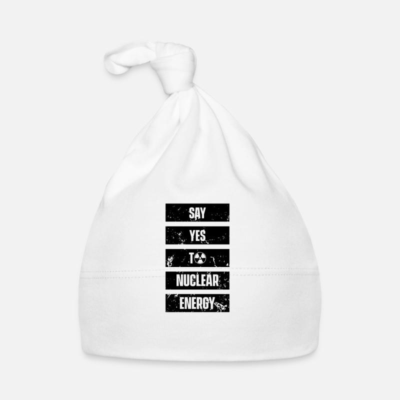 Sag Ja zu Kernkraft Atomkraft Kernenergie Atom Baby Bio-Mütze