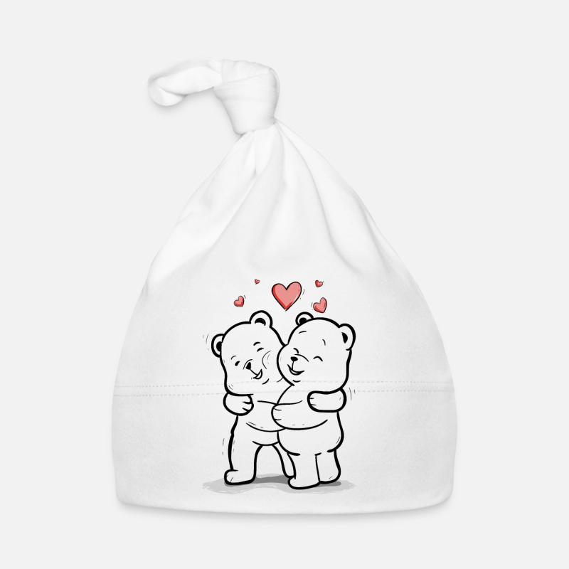 Meilleur ami amitié cadeau Saint Valentin Bonnet bio Bébé