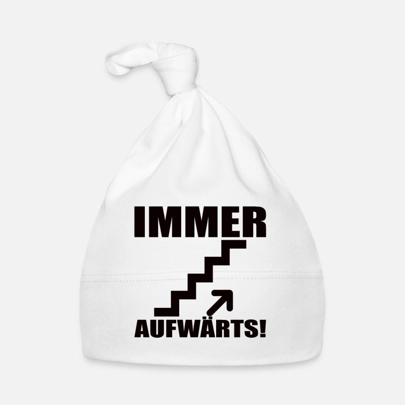 Aufwärts Motivation Geschenk Baby Bio-Mütze