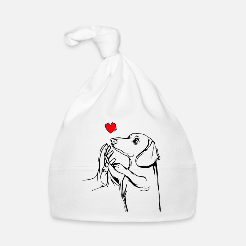 Dackel Baby Bio-Mütze