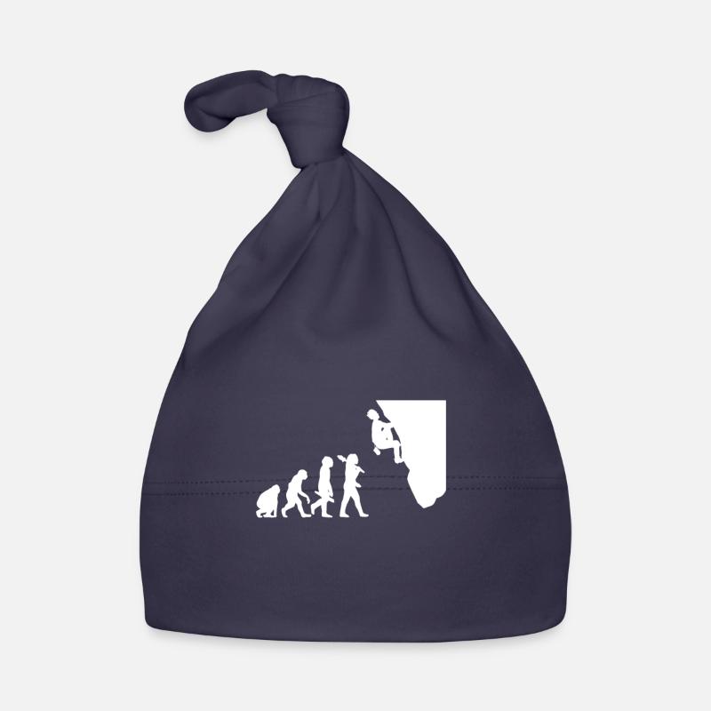 Climber Evolution Climbing Wall Rocky Mountains Organic Baby Cap