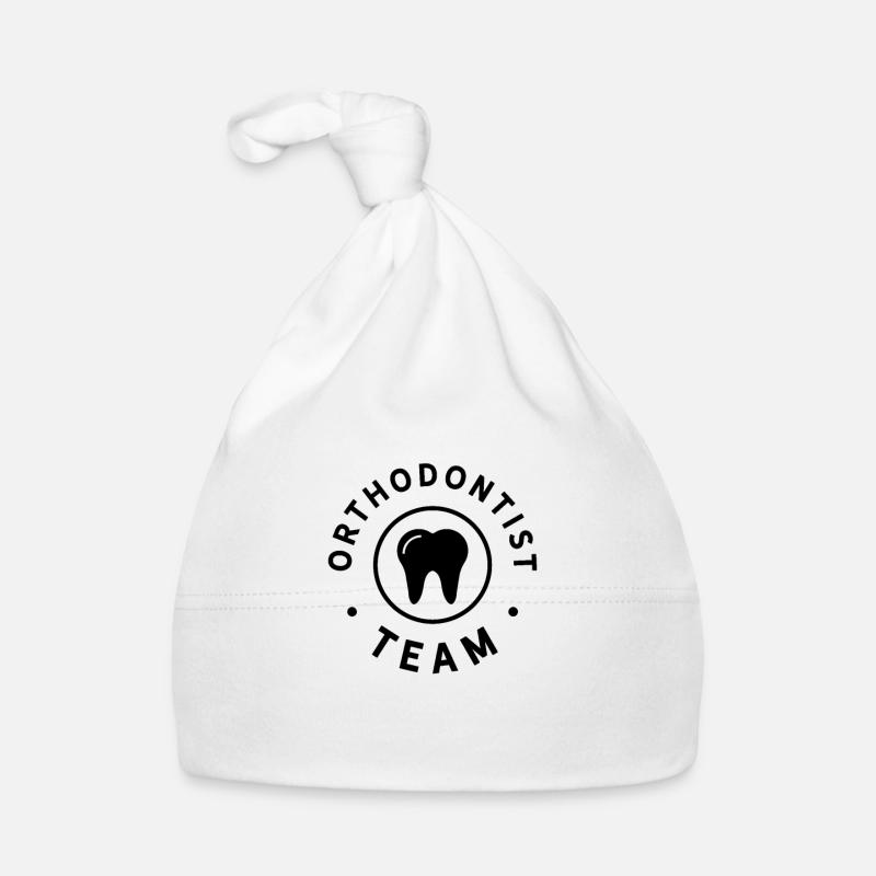 Orthodontist Team Orthodontics Funny Profession Organic Baby Cap